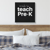Toile Fabriqué pour enseigner prek drôle professeur de p (Insitu(Chambre))