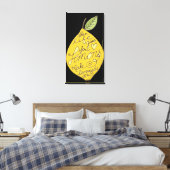 Toile Fabriquer du citron citron (Insitu(Chambre))