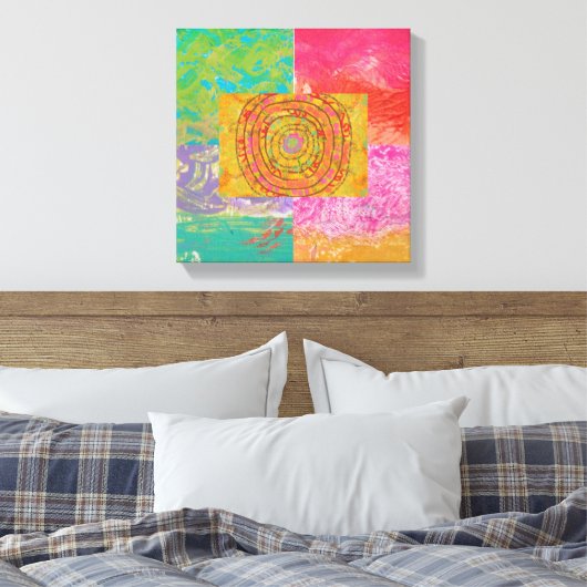 Toile Fabuleux design Aztec (Insitu(Chambre))