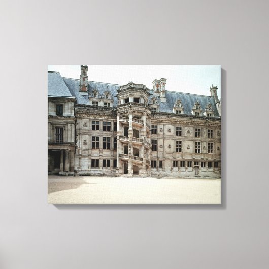 Toile Façade sud-est de l'aile Francois I (Recto)