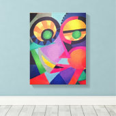 Toile Face Abstraite n° 1 (Insitu (Plancher de Bois))