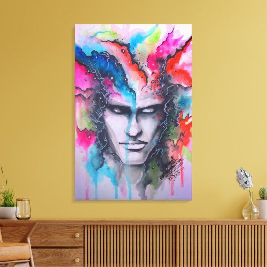 Toile Face d'aquarelle (Insitu(Salon))