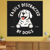 Toile Facilement distrait par les chiens (Insitu(Salon))