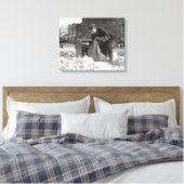 Toile Facteur dans la neige, 1922 (Insitu(Chambre))