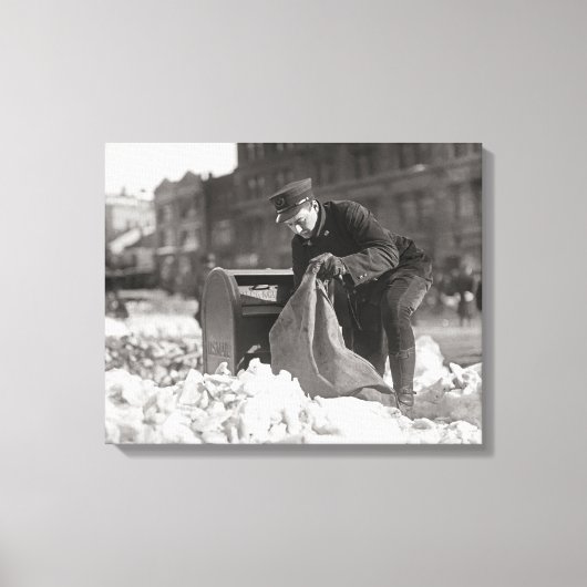 Toile Facteur dans la neige, 1922 (Recto)