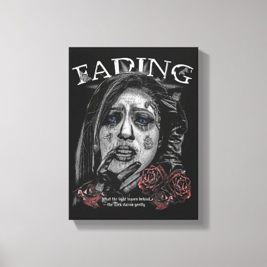 Toile Fading - Conception de streetwear gothique (Recto)