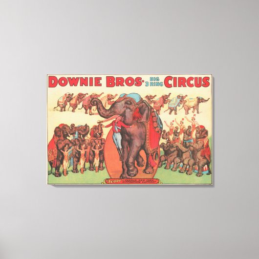 Toile Faire Des Éléphants Avec Des Femmes Et Des Formate (Recto)