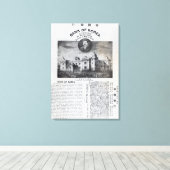 Toile Faire-part de l'établissement (Insitu (Plancher de Bois))