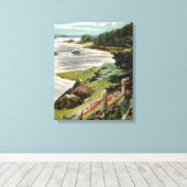 Toile Fairfield Porter - RED CABLES 1940 (Insitu (Plancher de Bois))