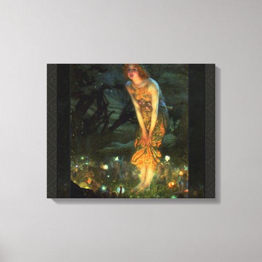 Toile Fairy Circle Fairies Midsummer Eve (Recto)