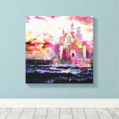 Toile Fairytale Castle Sunrise (Insitu (Plancher de Bois))