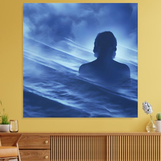 Toile Fais face seul (Insitu(Salon))