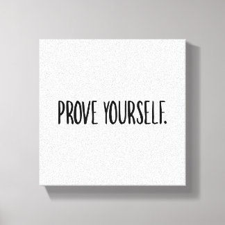 Toile Fais tes preuves