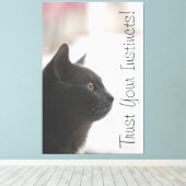 Toile Faites confiance à vos instincts (Insitu (Plancher de Bois))