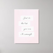 Toile Faites De Votre Mieux (Recto)