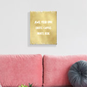 Toile Faites votre propre citation ou mot (Insitu(Salon))