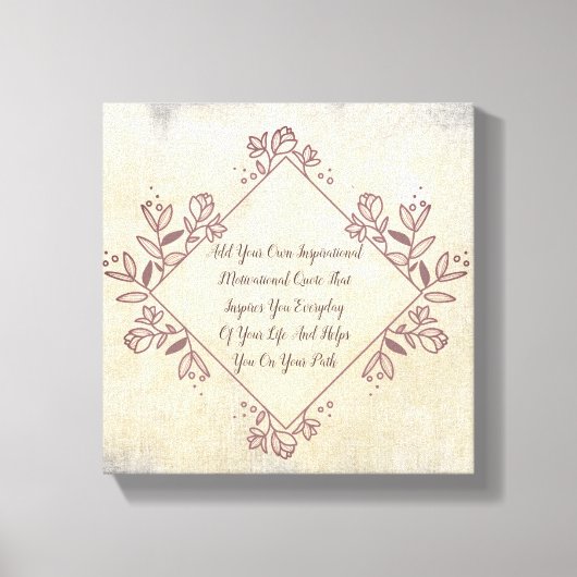 Toile Faites votre propre soumission Motivationnelle per (Recto)