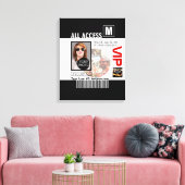 Toile Faites votre propre VIP Pass 8 façons de personnal (Insitu(Salon))