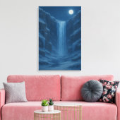 Toile Falaise de cascade gelée (Insitu(Salon))