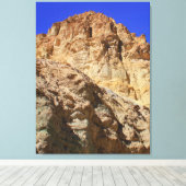 Toile Falaise du désert doré sous ciel bleu (Insitu (Plancher de Bois))