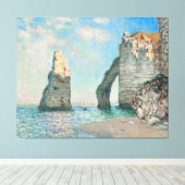Toile Falaises à Étretat, Claude Monet (Insitu (Plancher de Bois))