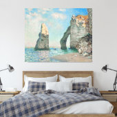 Toile Falaises à Étretat, Claude Monet (Insitu(Chambre))