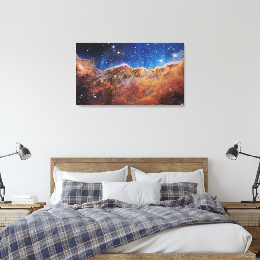 Toile Falaises cosmiques dans la Nebula de la Carina | J (Insitu(Chambre))