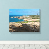 Toile Falaises côtières et plages à Cueva del Indio (Insitu (Plancher de Bois))