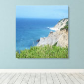 Toile Falaises de Block Island - Block Island, Rhode Isl (Insitu (Plancher de Bois))