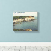 Toile Falaises de calque de la tête de Flamborough (Insitu (Plancher de Bois))
