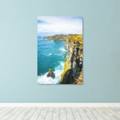 Toile Falaises de Moher, Irlande (Insitu (Plancher de Bois))