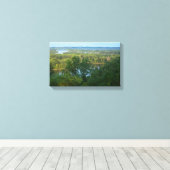 Toile Falaises de Pine Bend surplombant le fleuve Missis (Insitu (Plancher de Bois))