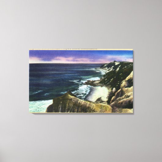 Toile Falaises De Tête De Gay, Terrain De Pêche De Basse (Recto)