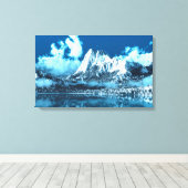 Toile Falaises d'hiver (Insitu (Plancher de Bois))