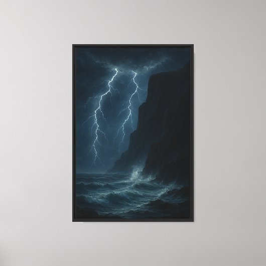 Toile Falaises océaniques (Recto)