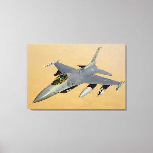 Toile FALCON DE COMBAT F-16C 24x36 (Recto)