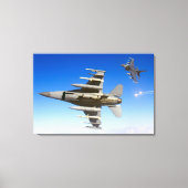 Toile FALCON DE COMBAT F-16C 24x36 (Recto)