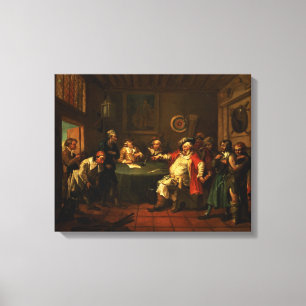 Toile Falstaff Examiner ses recrues de Henri IV