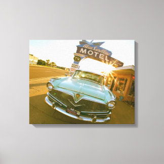 Toile Fameux motel Blue Swallow sur la route 66