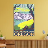Toile Famille Beaver - Camp du gouvernement, Oregon (Insitu(Salon))