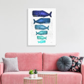 Toile Famille Blue Whale (Insitu(Salon))