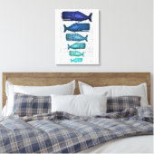 Toile Famille Blue Whale (Insitu(Chambre))