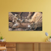 Toile Famille Cougar (Insitu(Salon))