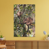 Toile Famille de marmousets singes (Insitu(Salon))