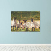 Toile Famille de moutons (Insitu (Plancher de Bois))