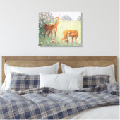 Toile Famille des cerfs (Insitu(Chambre))