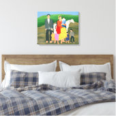 Toile Famille Gipsy 1986 (Insitu(Chambre))