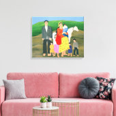 Toile Famille Gipsy 1986 (Insitu(Salon))