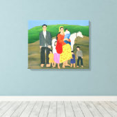 Toile Famille Gipsy 1986 (Insitu (Plancher de Bois))