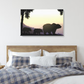 Toile Famille Grizzly Bear (Insitu(Chambre))